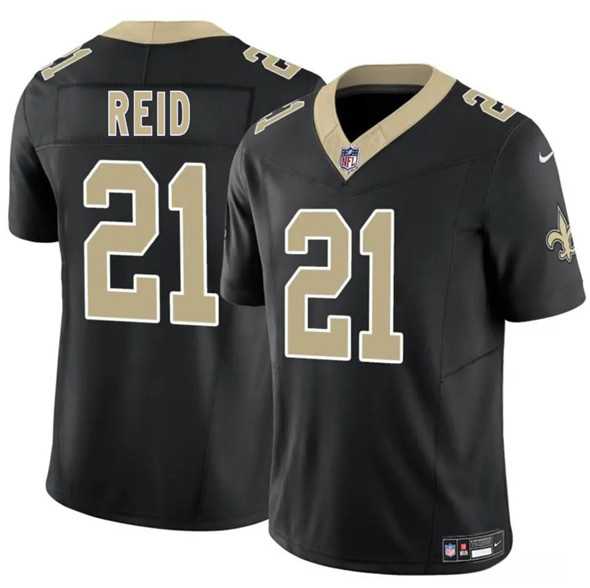 Men & Women & Youth New Orleans Saints #21 Justin Reid Black 2025 F.U.S.E. Vapor Limited Stitched Jersey